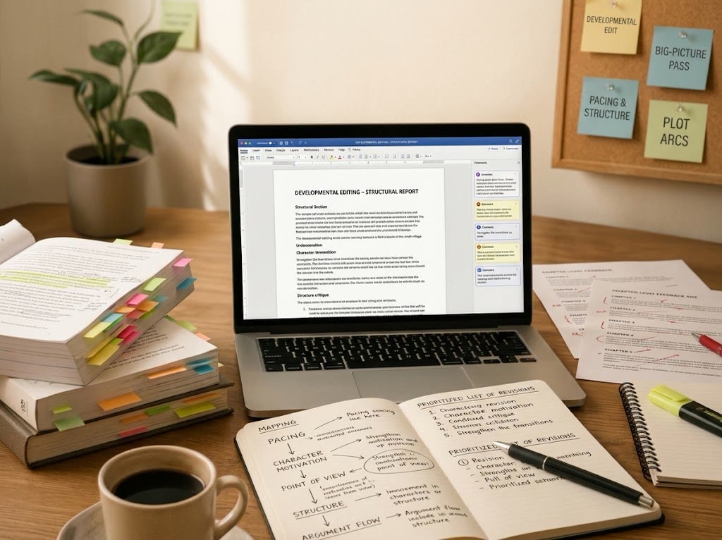 Developmental editing and manuscript structure review  |  Publishing Press USA
