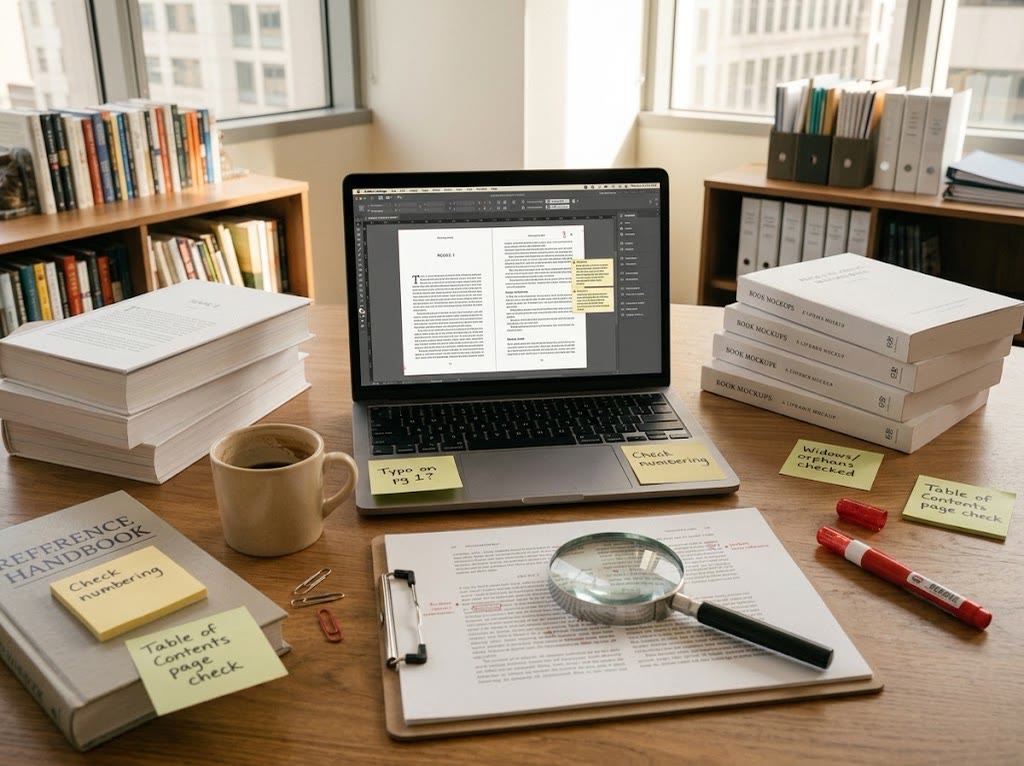 Proofreading and final quality check before publication  |  Publishing Press USA