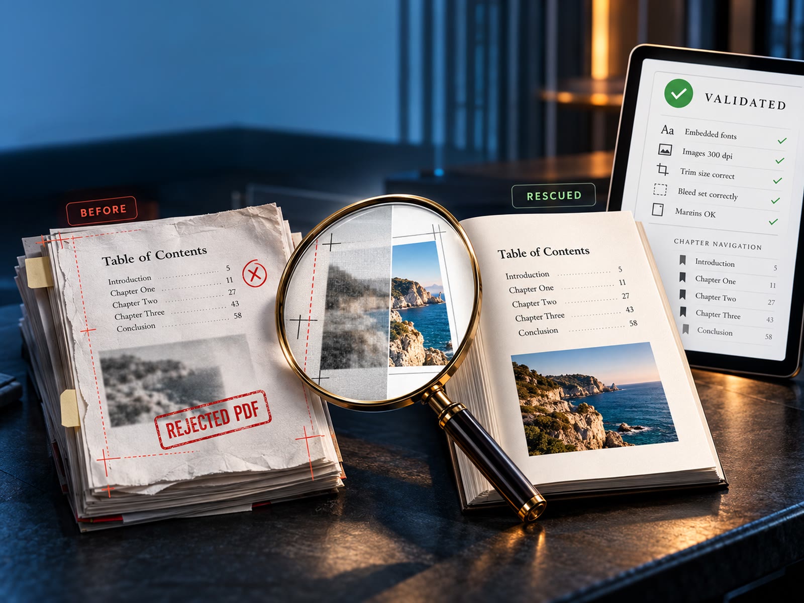 eBook validation and file repair service  |  Publishing Press USA