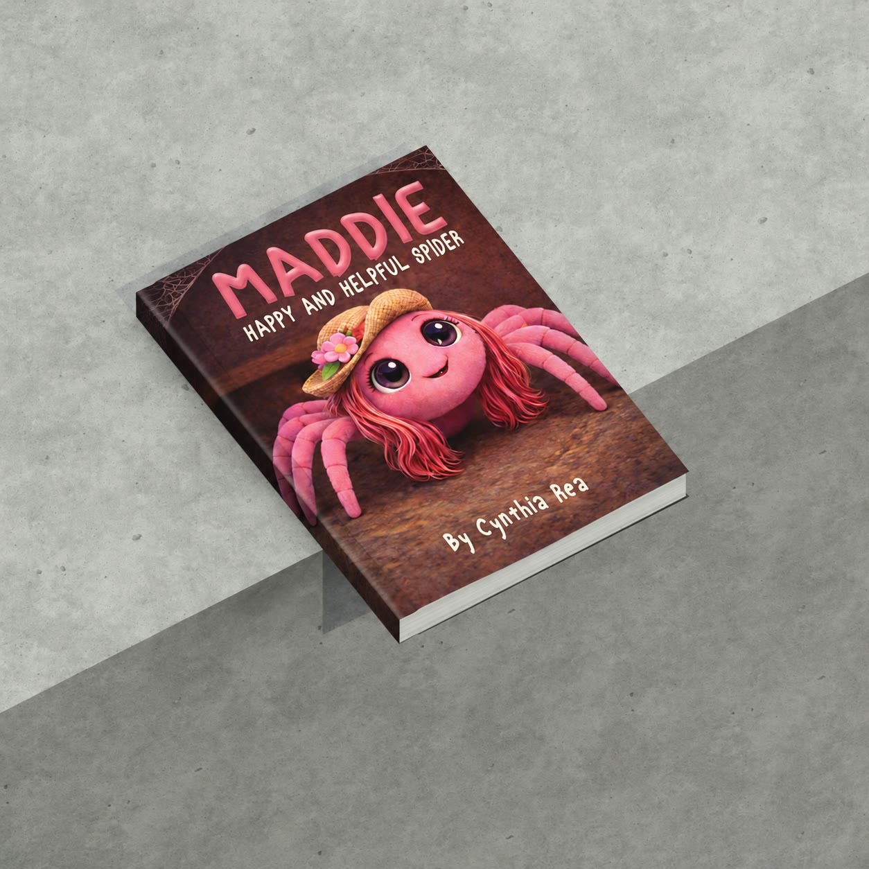 Maddie, Happy and Helpful Spider by Cynthia Rea — Children's Book Cover by Publishing Press USA