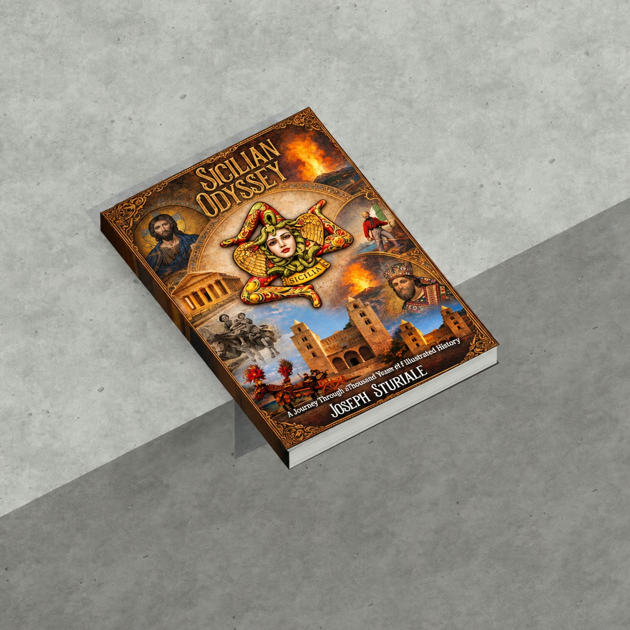 Sicilian Odyssey by Joseph Sturiale — Book Cover Design by Publishing Press USA