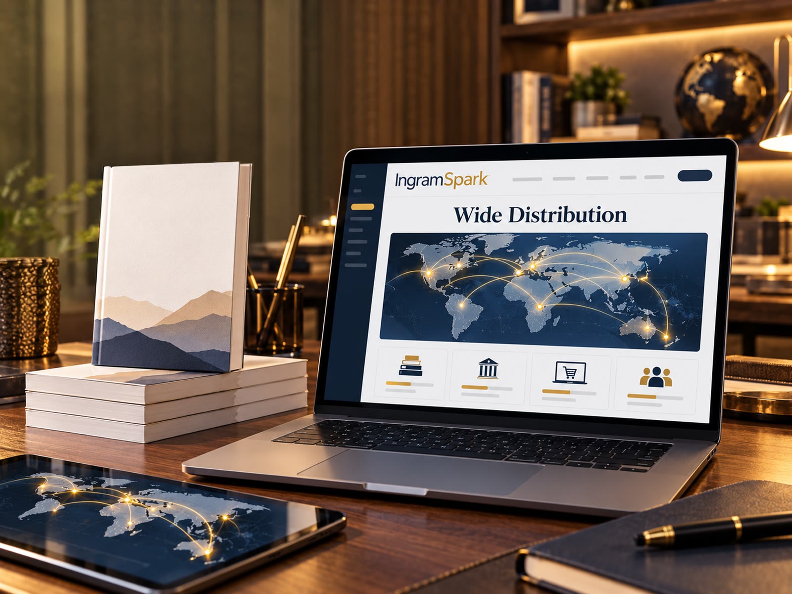 Wider distribution setup for a book release  |  Publishing Press USA