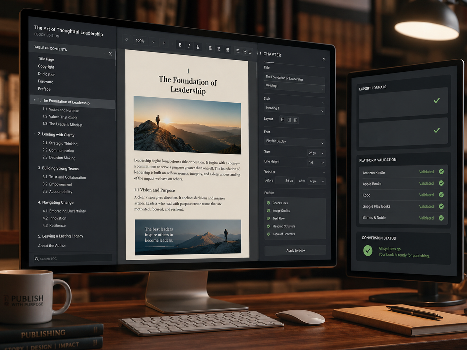 Kindle and ePub formatting for all major platforms